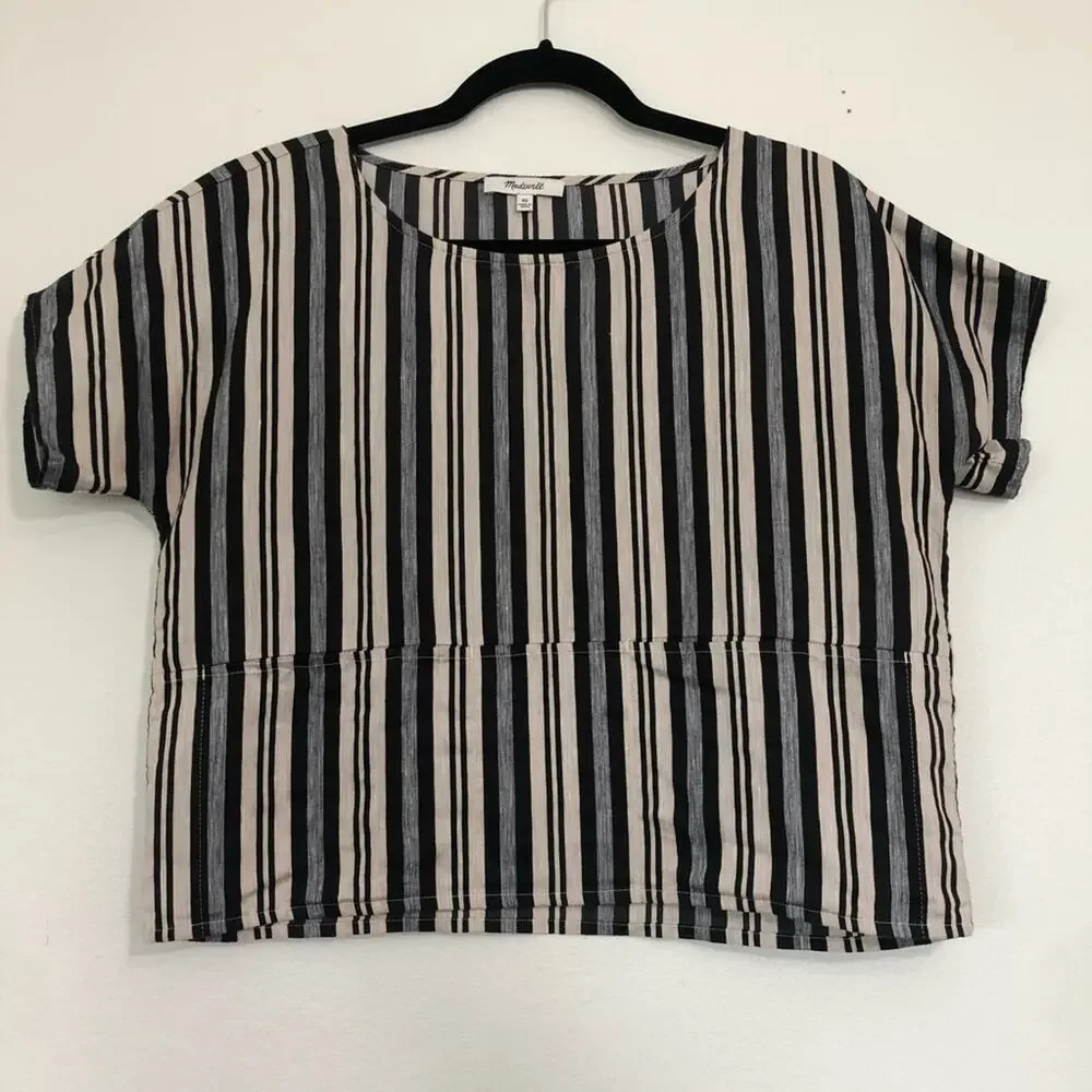 Madewell boxy crop